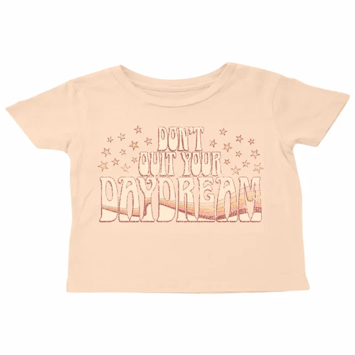 Tiny Whales Daydream Faded Pink Boxy Tee