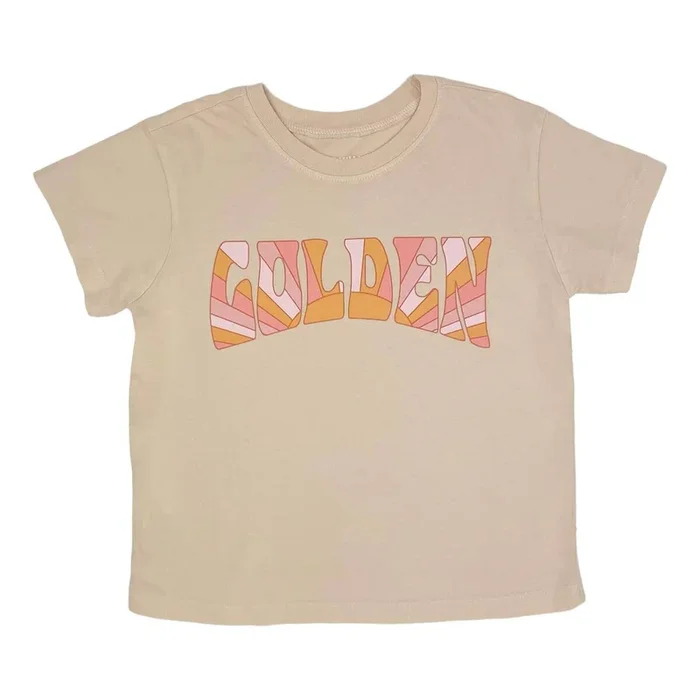 Tiny Whales Golden Sand Boxy Tee