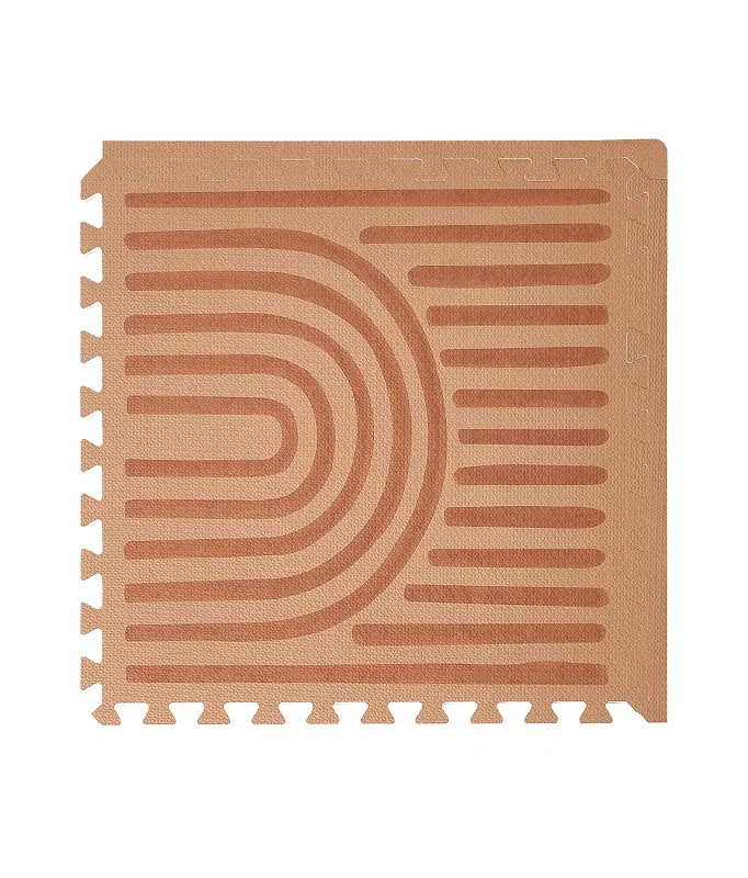 Toddlekind USA Haven Playmat in Linear – Camel