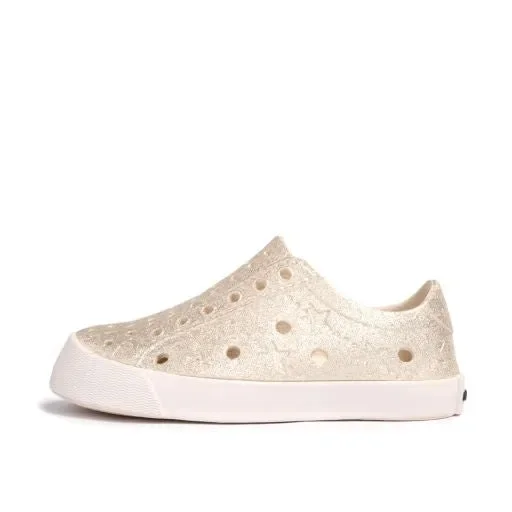 Toddler Girls Perforated Slip On Water Sneakers in Champagne – Famous