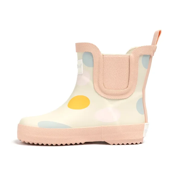 Toddler Girls Rain Boots in Pink / Multi Dots – Gobble Dots
