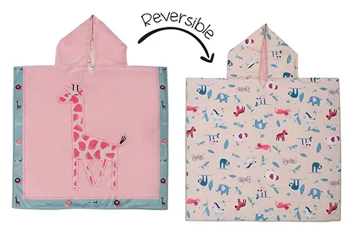 Toddler/kids Reversible Cover Up – Giraffe | Zoo