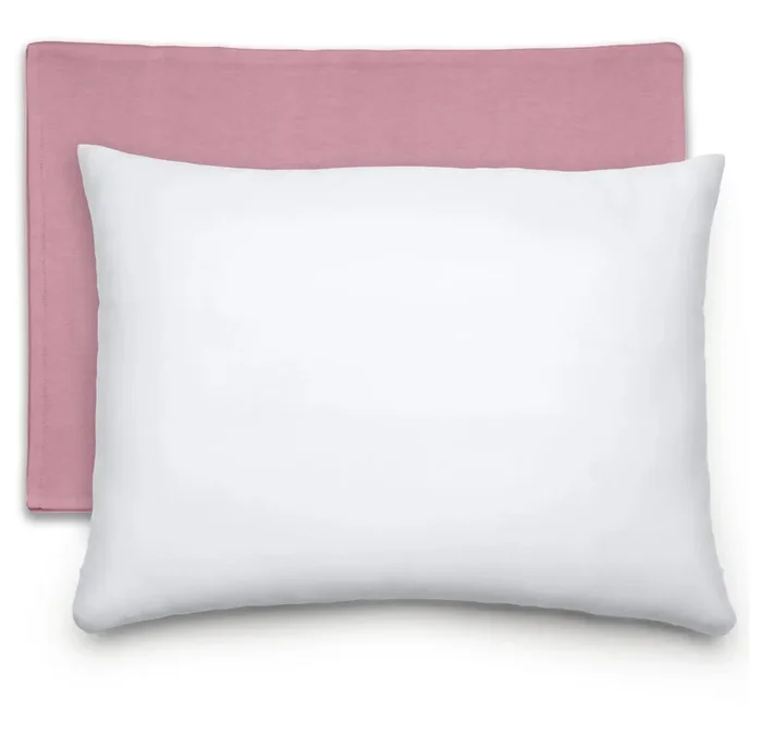 Toddler Pillow with Regular Cotton Case – Mauve – Single Pack