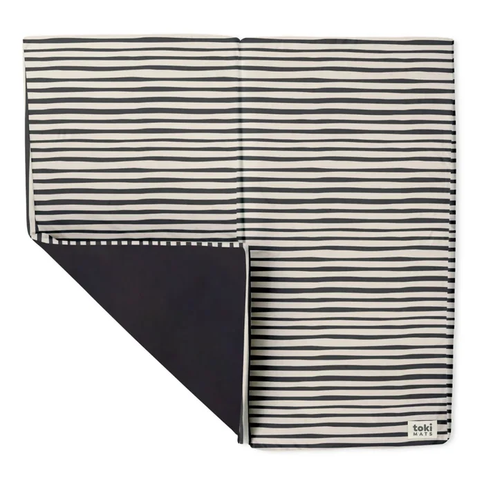 Toki Kids Bold Stripe Organic Cotton Mat