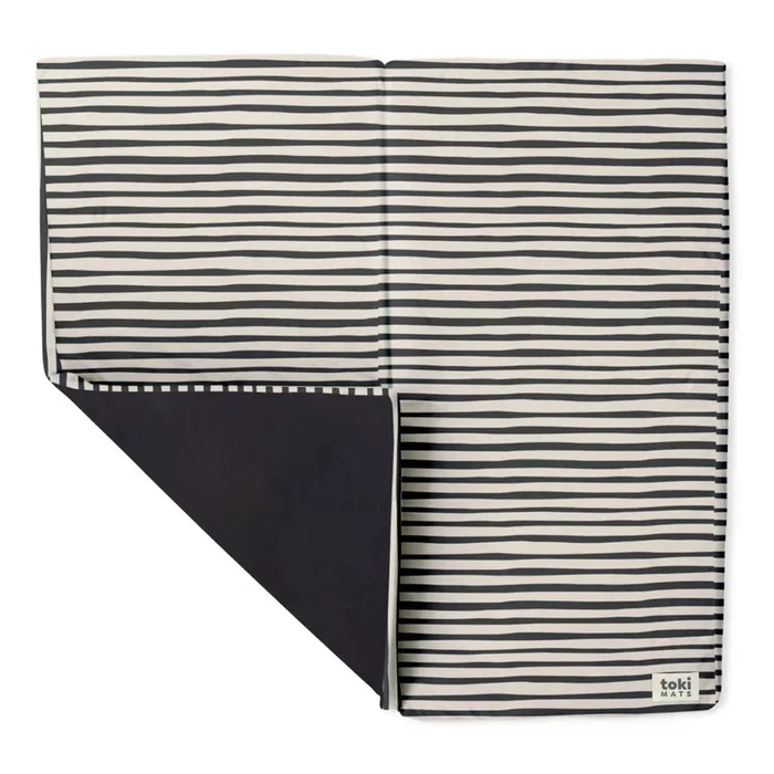 Toki Kids Bold Stripe Organic Cotton Mat