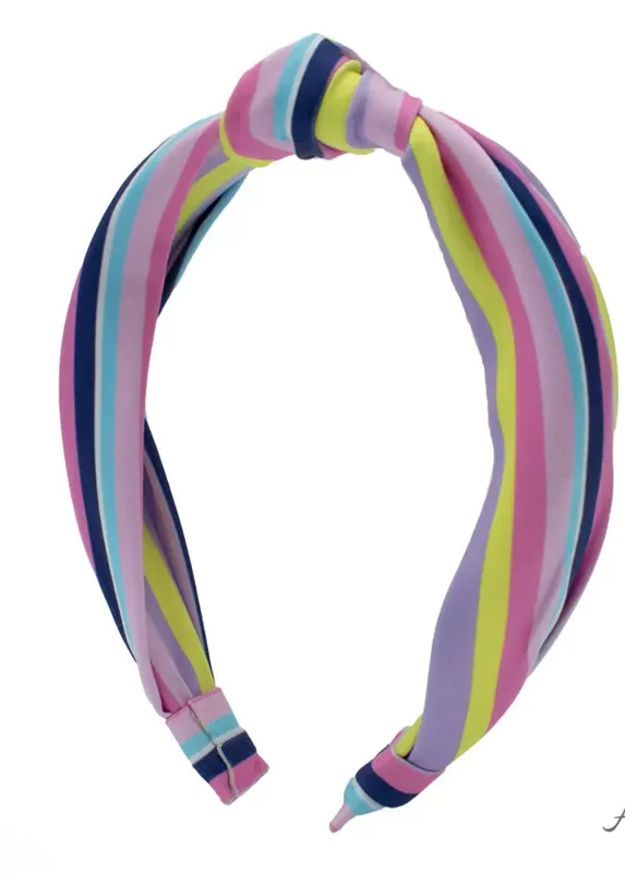 Top Knot Headband | Stripes