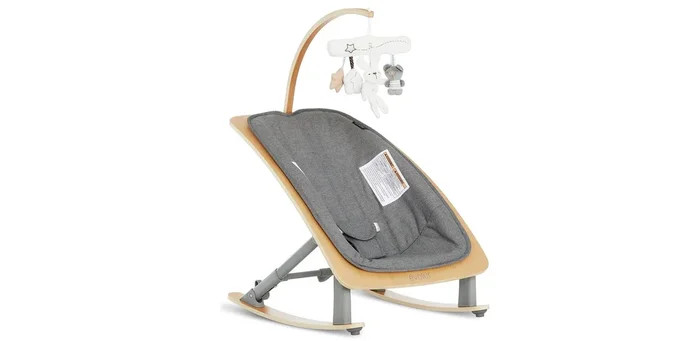 Tory 2-in-1 Rocker & Chair in Gray