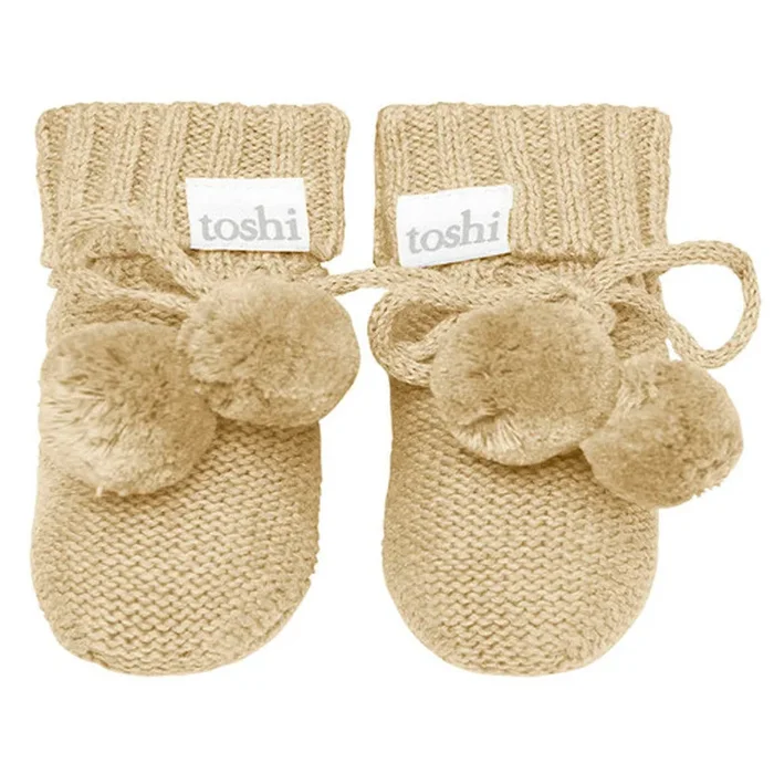 Toshi Organic Booties Marley/Driftwood