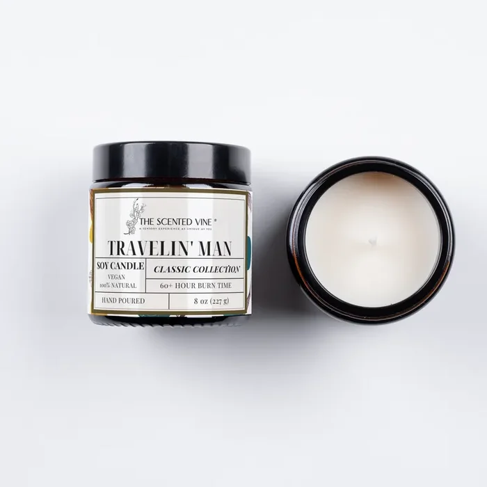 Travelin Man Soy Candle