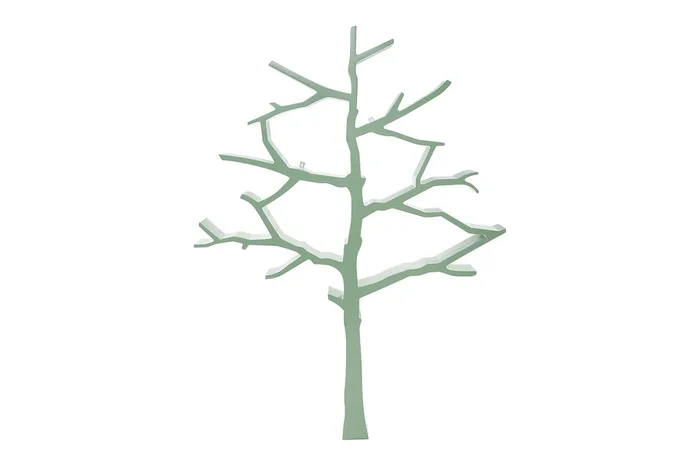 Tree Bookcase In Sage Green Finish
