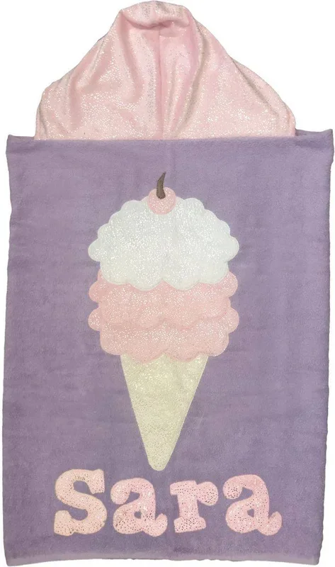 Triple Scoop Hooded Towel