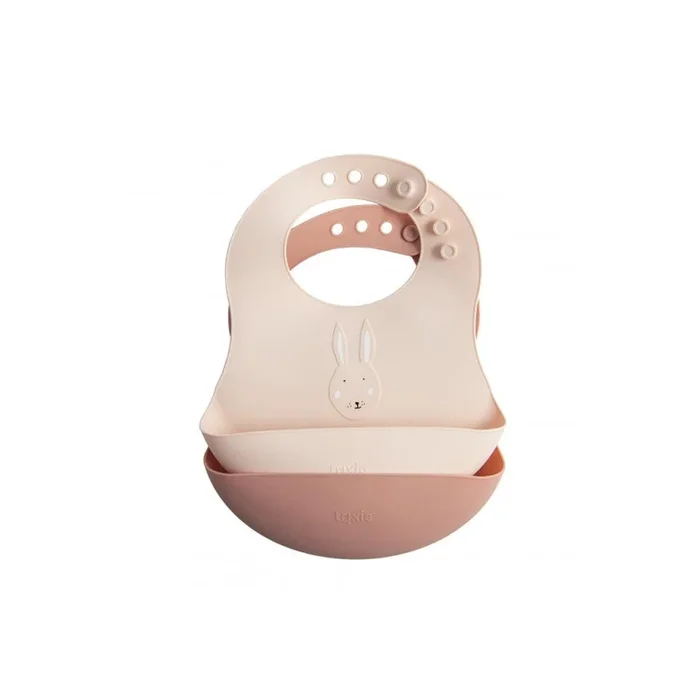 Trixie Silicone Bibs – Mrs Rabbit – 2 Pack