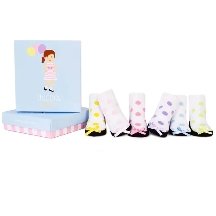 Trumpette Tricia’s Socks – 6 Pair, 0-12 Months