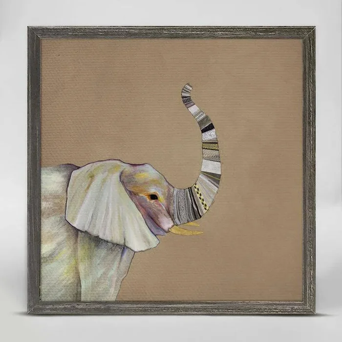Trunk Up Mini Framed Canvas