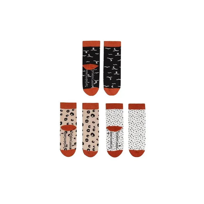 Turtledove London Pattern Ankle Socks – 3 Pack – Multi
