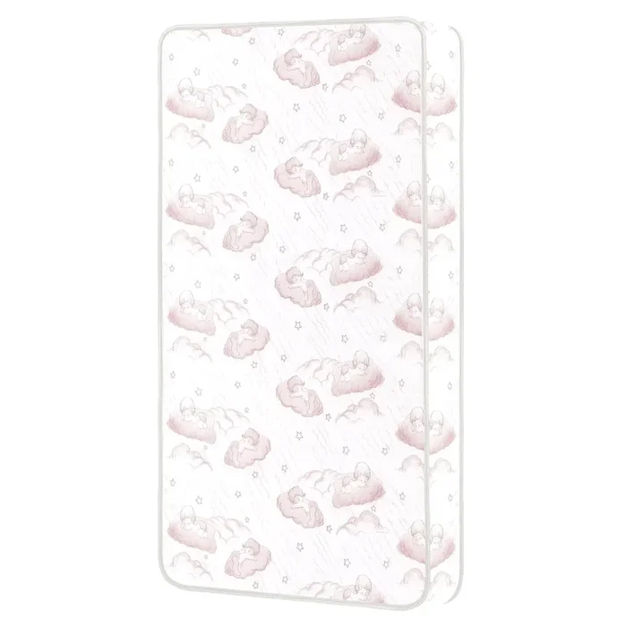 Twilight 5 80 Coil Spring Crib and Toddler Bed Mattress in Pink