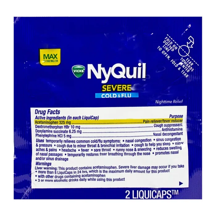 UNAVAILABLE – NyQuil Cold & Flu Relief – Pack of 2