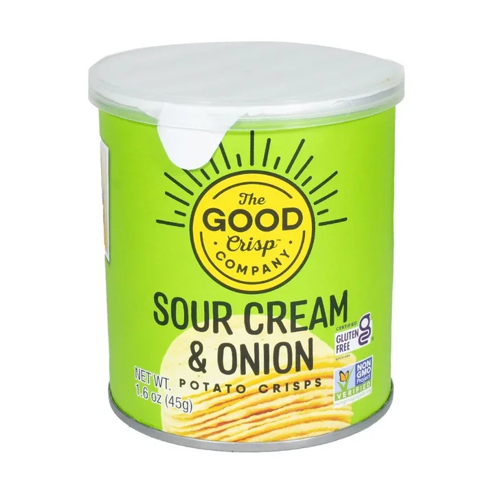 UNAVAILABLE – The Good Crisp Company Sour Cream & Onion Crisps – 1.6 oz.