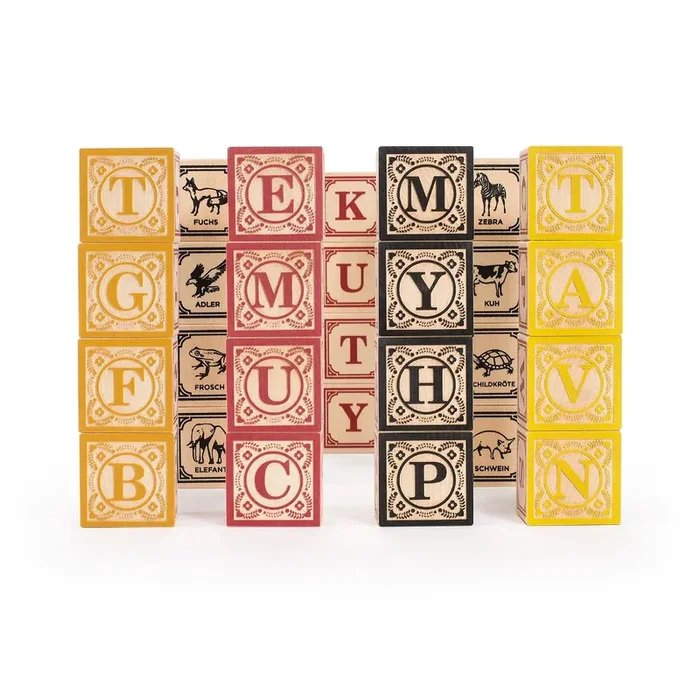 Uncle Goose Wood German Blocks