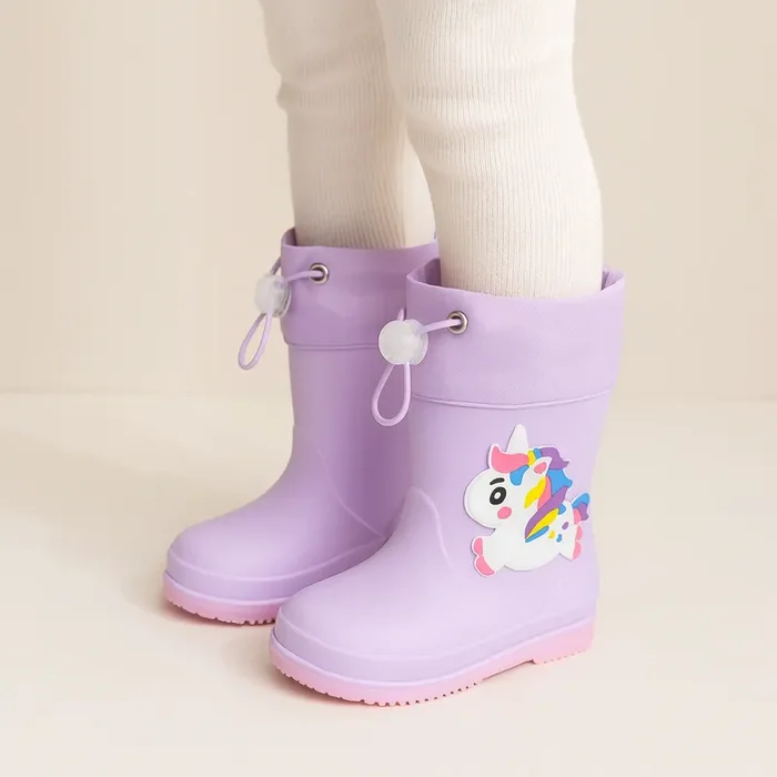 Unicorn Waterproof Non-slip Rain Boots Ages 0-3 Years