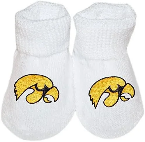 University of Iowa Newborn Booties