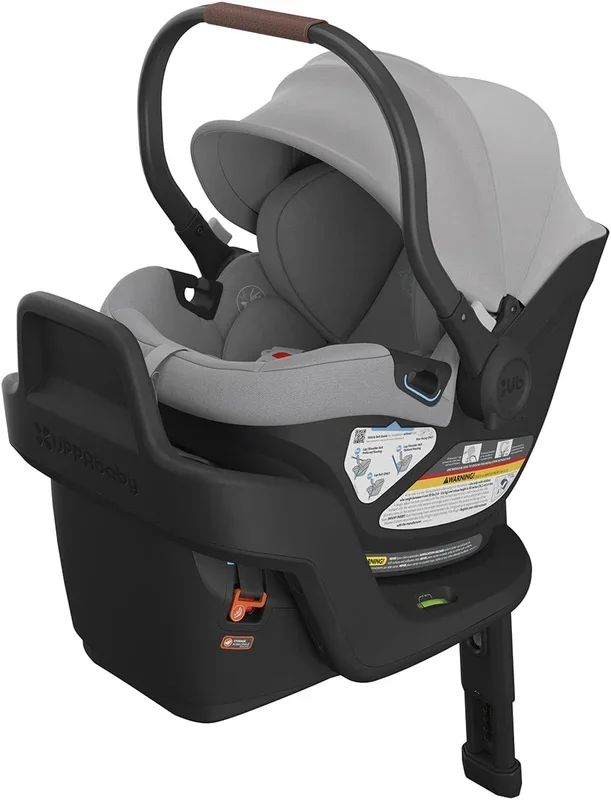 UPPAbaby Aria Lightweight Infant Car Seat – Anthony (Light Grey)