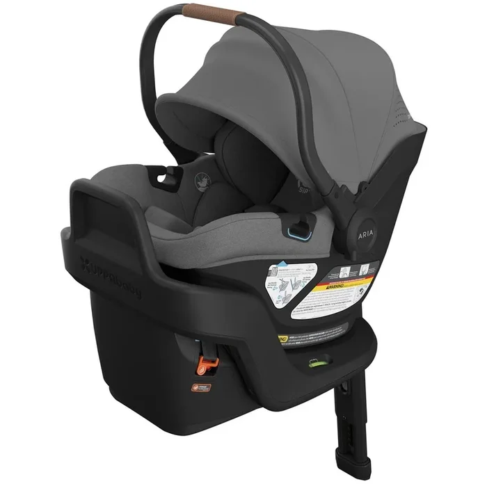 UPPAbaby Aria V2 Lightweight Infant Car Seat – Greyson (Charcoal Melange)