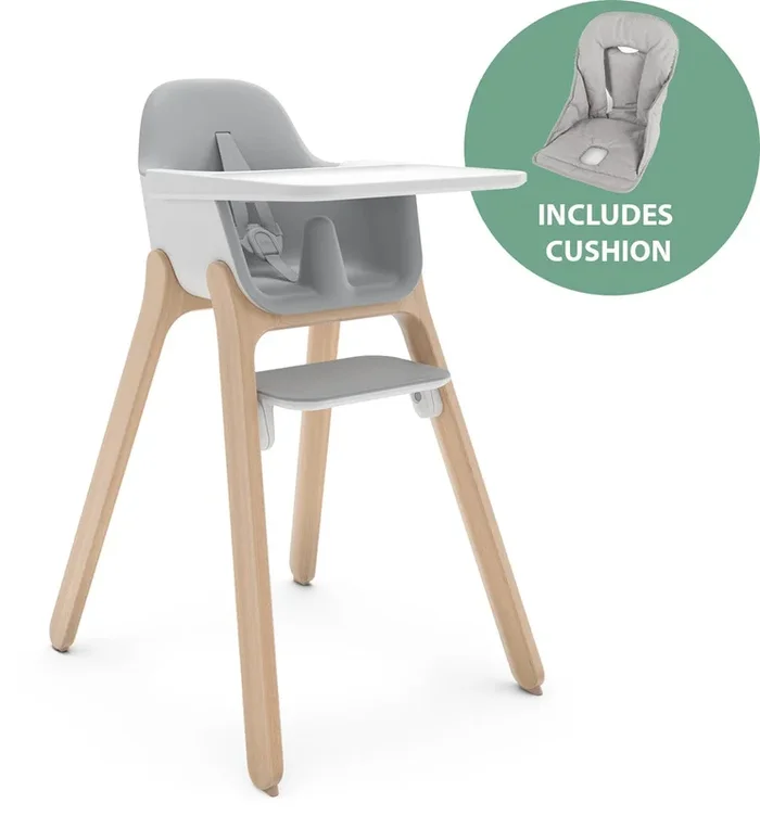 UPPAbaby Ciro High Chair + Cushion Bundle – Chloe / Grey