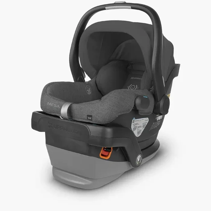 UPPAbaby MESA V2 Lightweight Infant Car Seat – Greyson (Charcoal Melange)