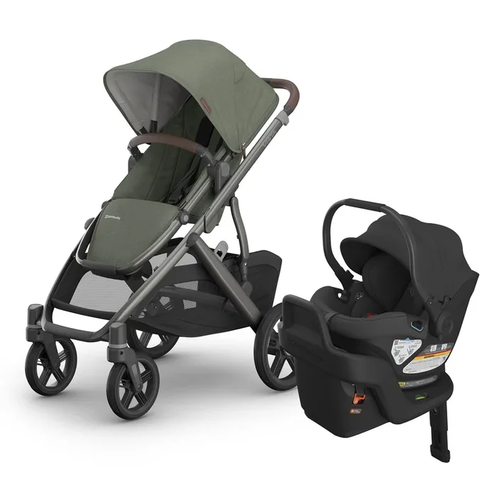 UPPAbaby Vista V3 + Aria Travel System Bundle – Evelyn / Jake