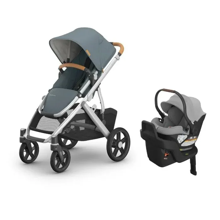 UPPAbaby Vista V3 From Birth Single Travel System (Stroller + Aria Infant Car Seat)