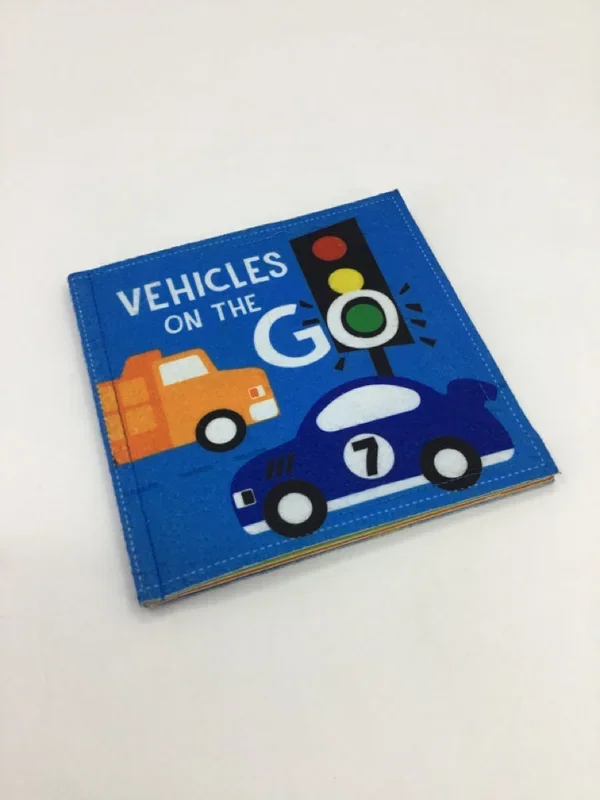 Vehicles on the Go Felt Book