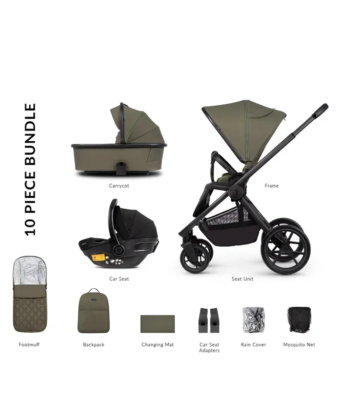 Venicci Tinum Edge 3in1 Travel System – Moss