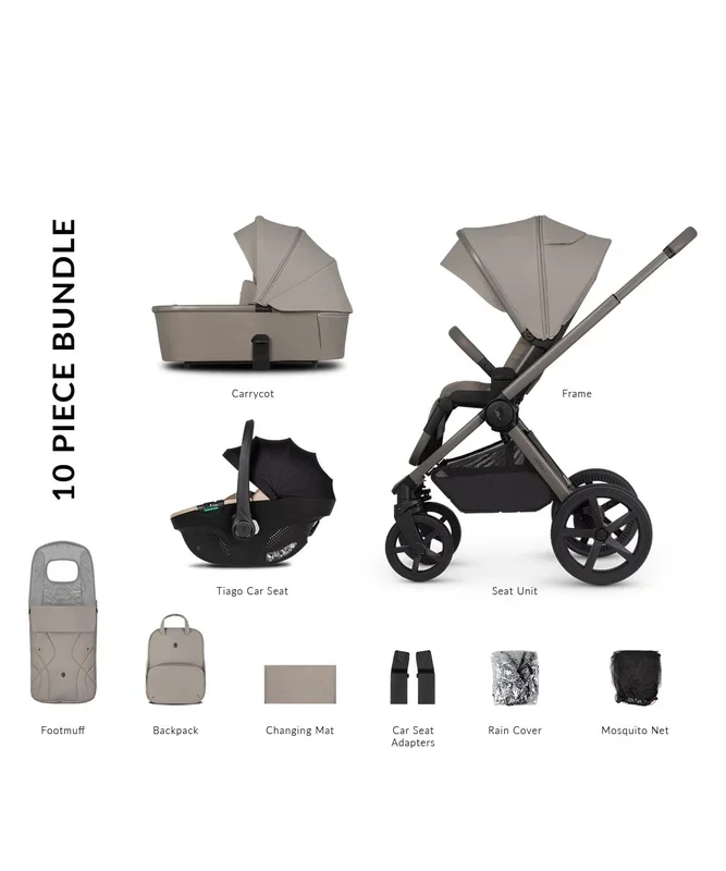 Venicci Upline 2, 3in1 Pushchair – Taupe/Beige