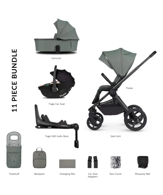 Venicci Upline 2, 4in1 Pushchair – Aloe/Beige