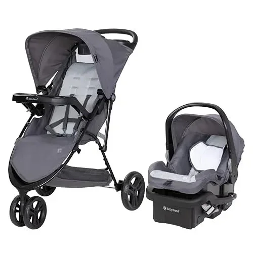 Venture 3-Wheel Stroller Travel System – Stellar Gray