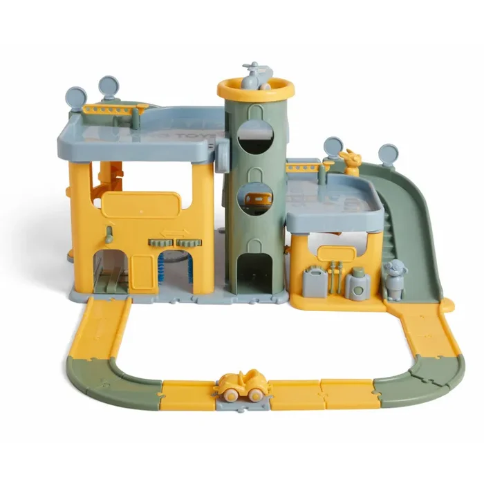 Viking Toys – Re:line Viking City TWO-STORY GARAGE & ROAD SET