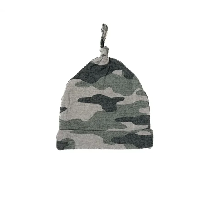Vintage Camo Bamboo Viscose Infant Beanie Hat