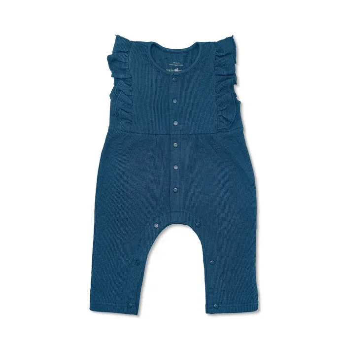Waffle Ruffle Coverall – Marine
