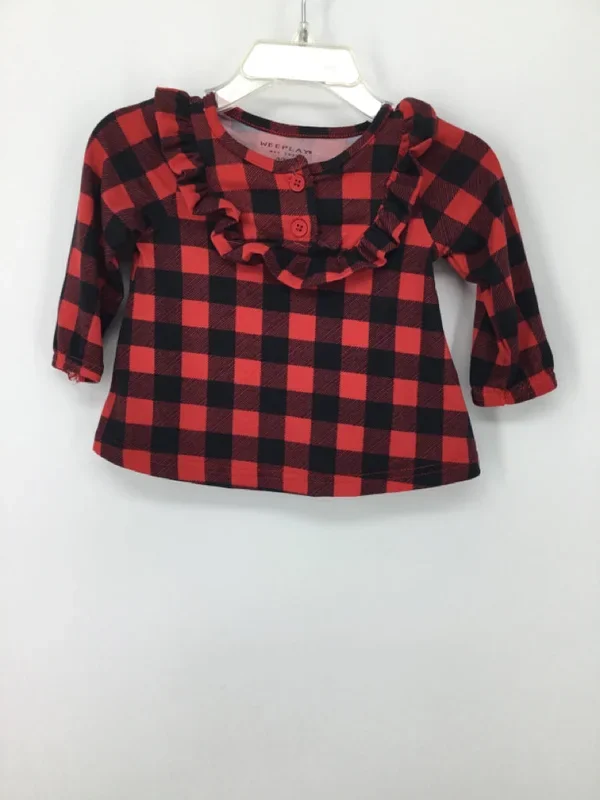 Weeplay Child Size 0-3 Months Red Shirt – girls