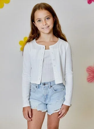 White Cardigan