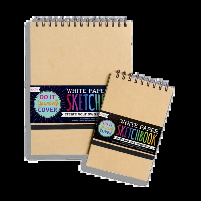 White DIY Cover Sketchbook