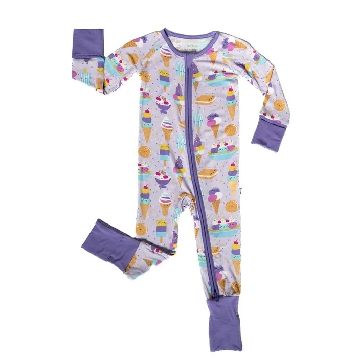 Wildberry Ice Cram Social Bamboo Viscose Zippy