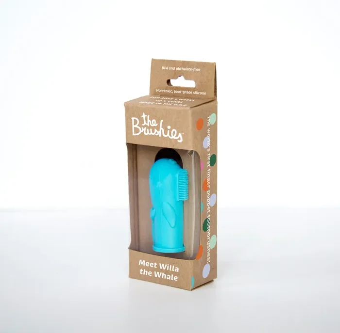 Willa The Whale Finger Toothbrush