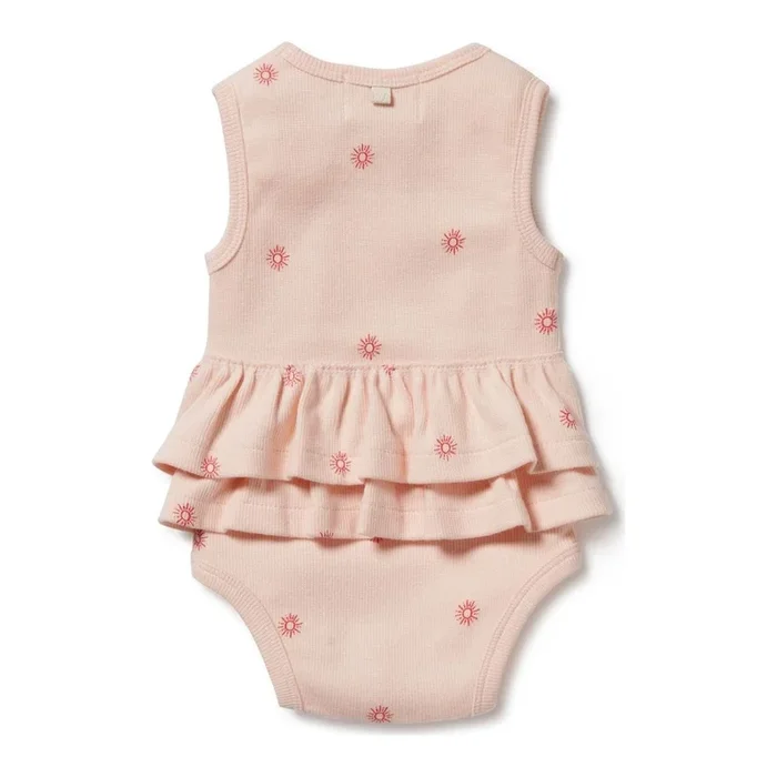 Wilson+Frenchy Organic Ruffle Bodysuit