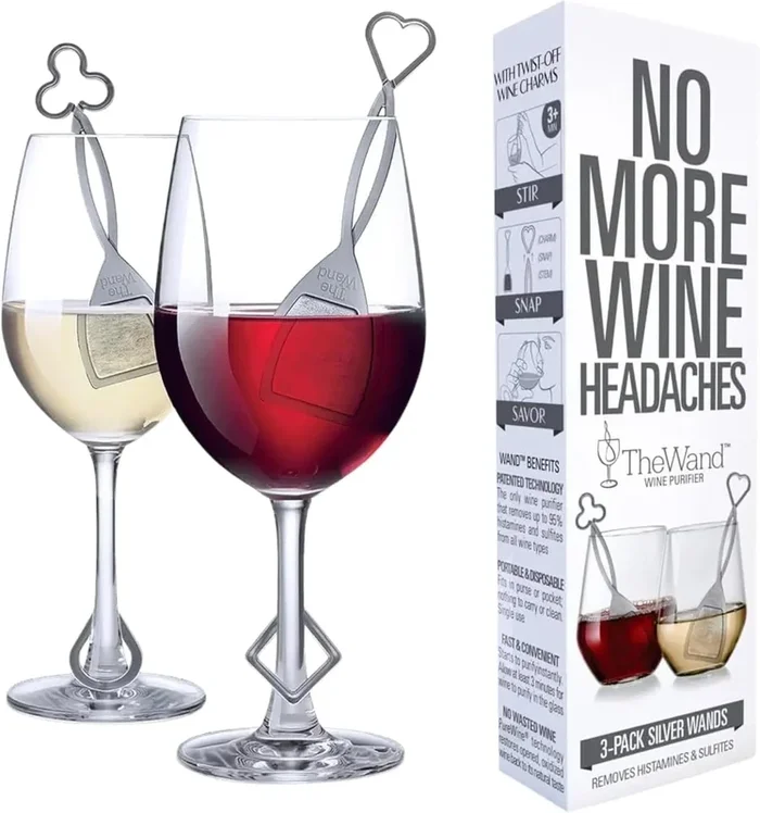 Wine Purifier Wands – Silver