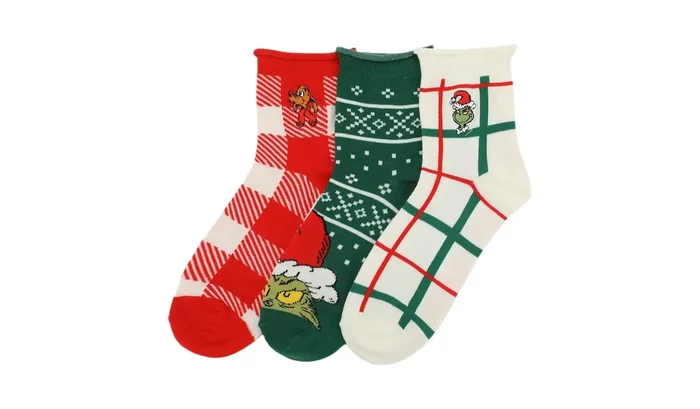 Women’s 3-Pair Pack Casual Quarter Crew Socks