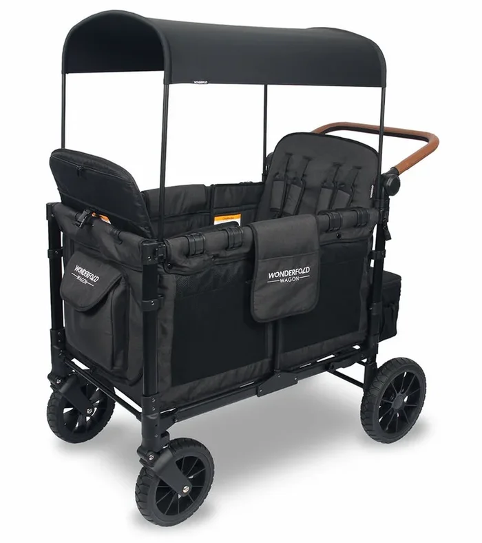 WonderFold W4 Luxe Multifunctional Quad (4 Seater) Stroller Wagon