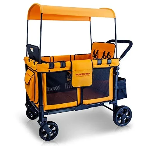 WonderFold W4 Original Four Passenger Wagon – Orange