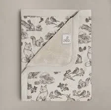 Woodland Cuddle Plush Infant Blanket
